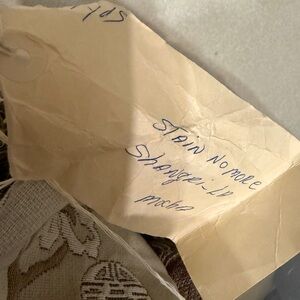 Stain no more Shanghai mocha multi color fabric new 6 yards